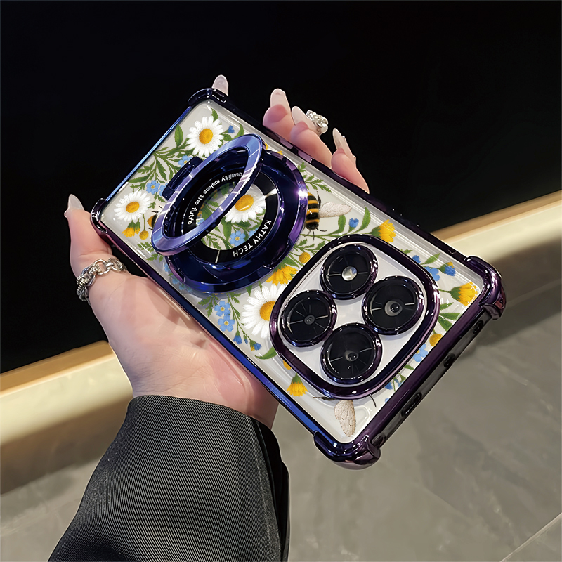 Vivo Y28 - INS Daisy Print Bloemen Telefoonhoesje Voor