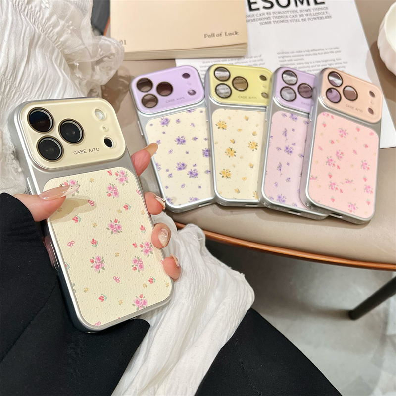 Camera Lens Protector - Camera Window Flower Telefoonhoesje voor iPhone