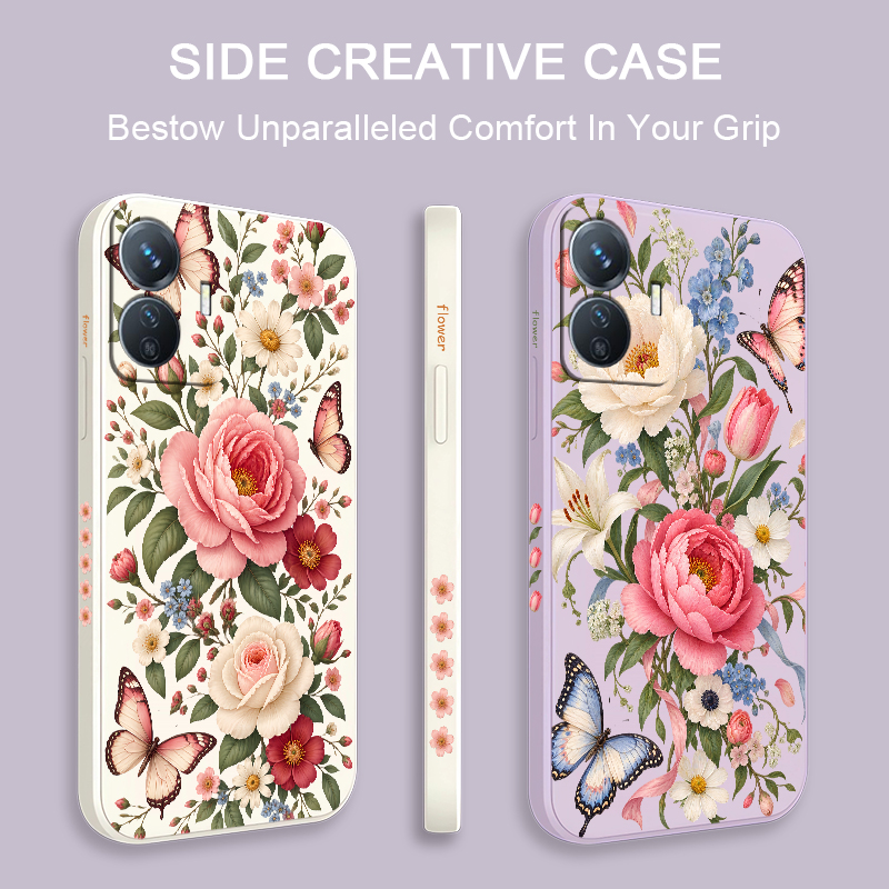 Bloemen Vlinders Hoesje voor V - Vivo Y28 recensie en prijs
