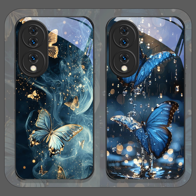 Luxueuze blauwe vlinder kunstp - Huawei Nova 12 recensie en prijs