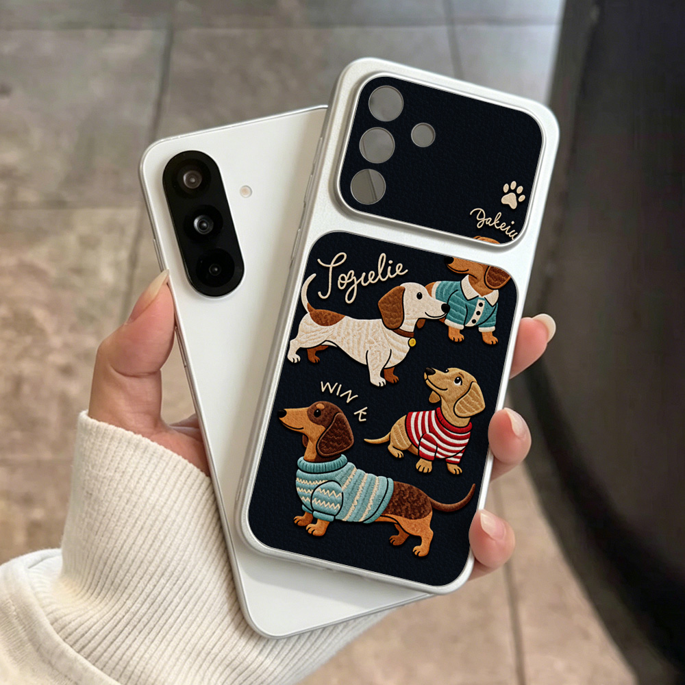 Cartoon Dachshund Telefoonhoes - Camera Lens Protector recensie en prijs