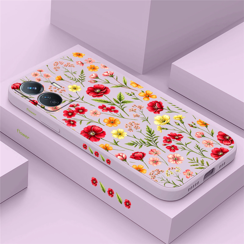 Kleurrijke bloemen telefoonhoe - Vivo Y28 recensie en prijs