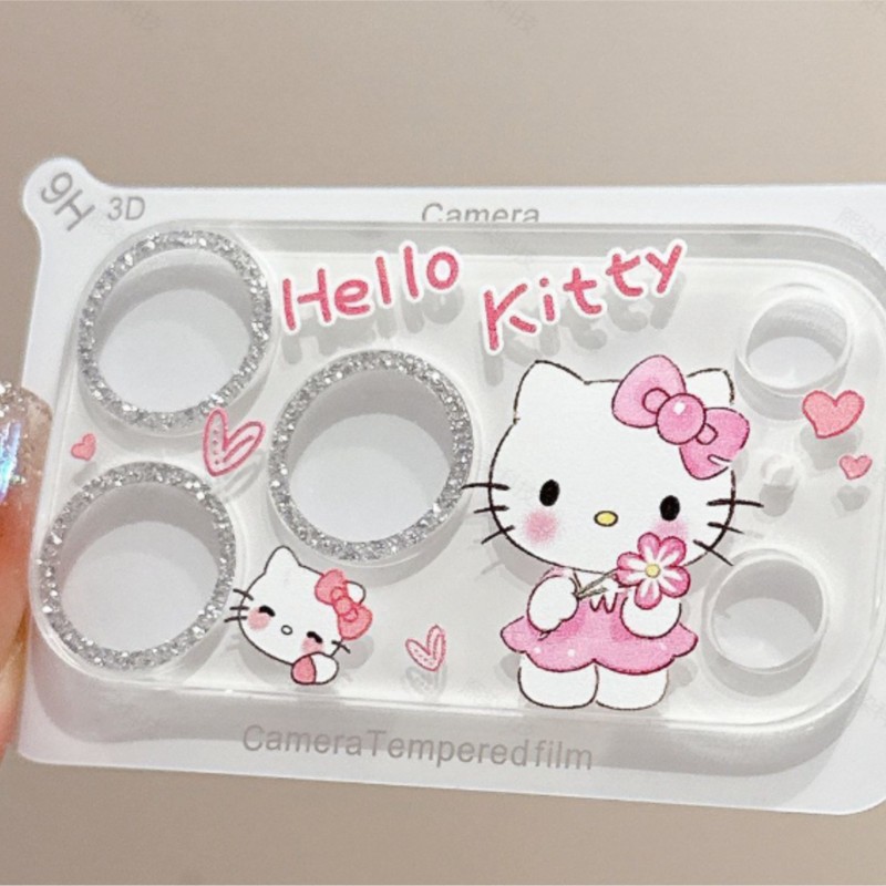 Schattige Hello Kitty Glitter  - Tempered Glass Screen 9H recensie en prijs