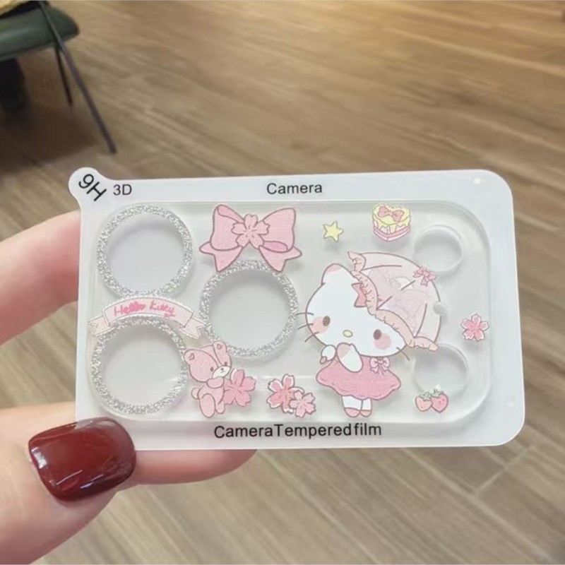 Schattige Hello Kitty Glitter  - Tempered Glass Screen 9H recensie en prijs