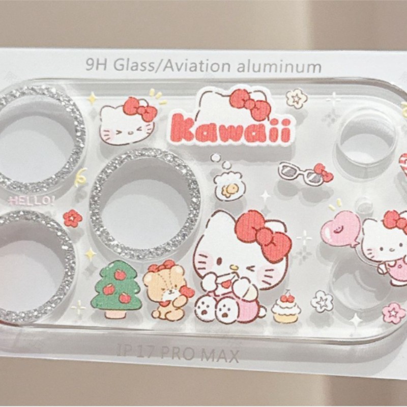 Schattige Hello Kitty Glitter  - Tempered Glass Screen 9H recensie en prijs