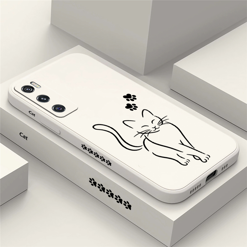 Schattige kattenprint, zwarte  - Vivo V40 recensie en prijs