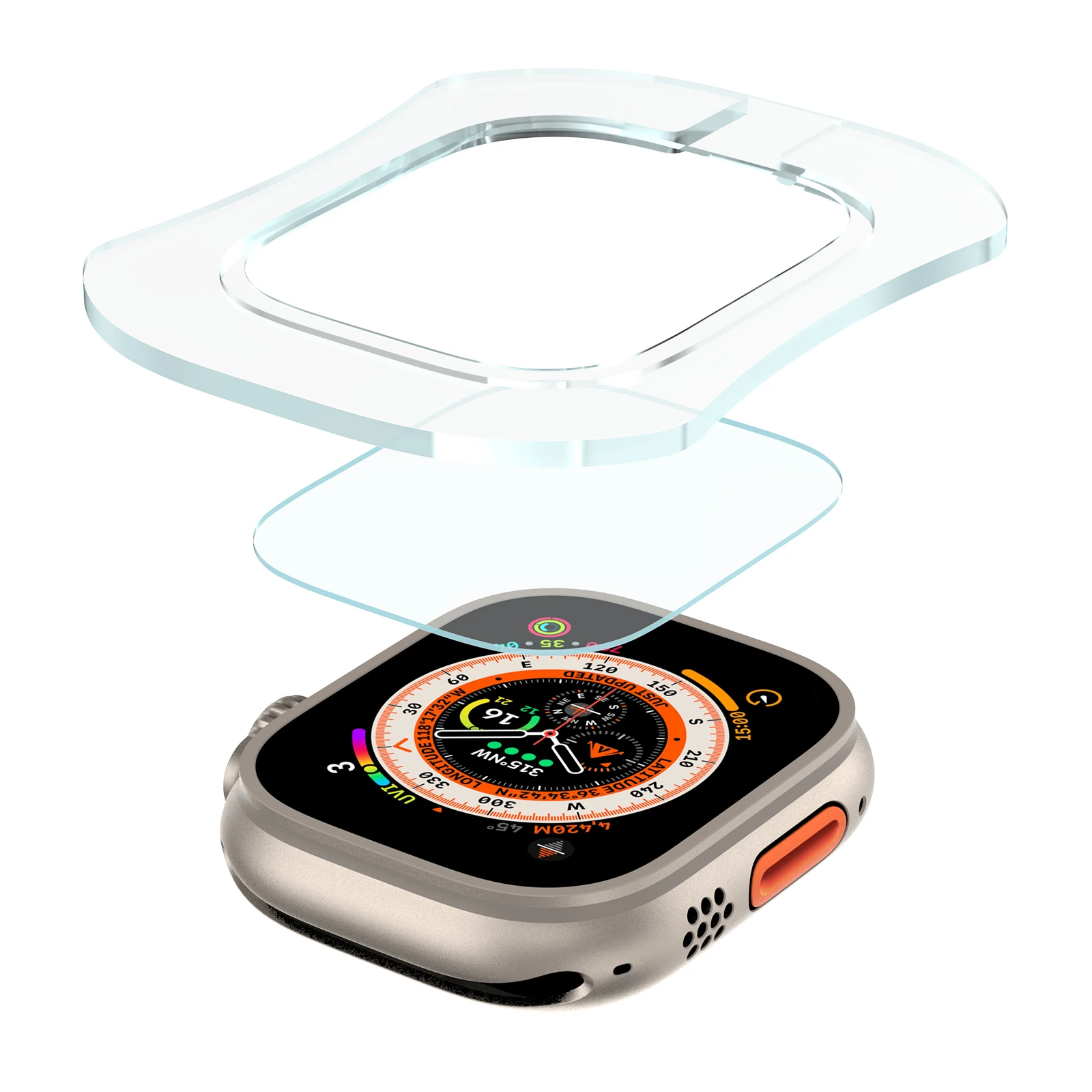 Gehard Glas voor Apple Watch U - Screen Alignment Tool recensie en prijs